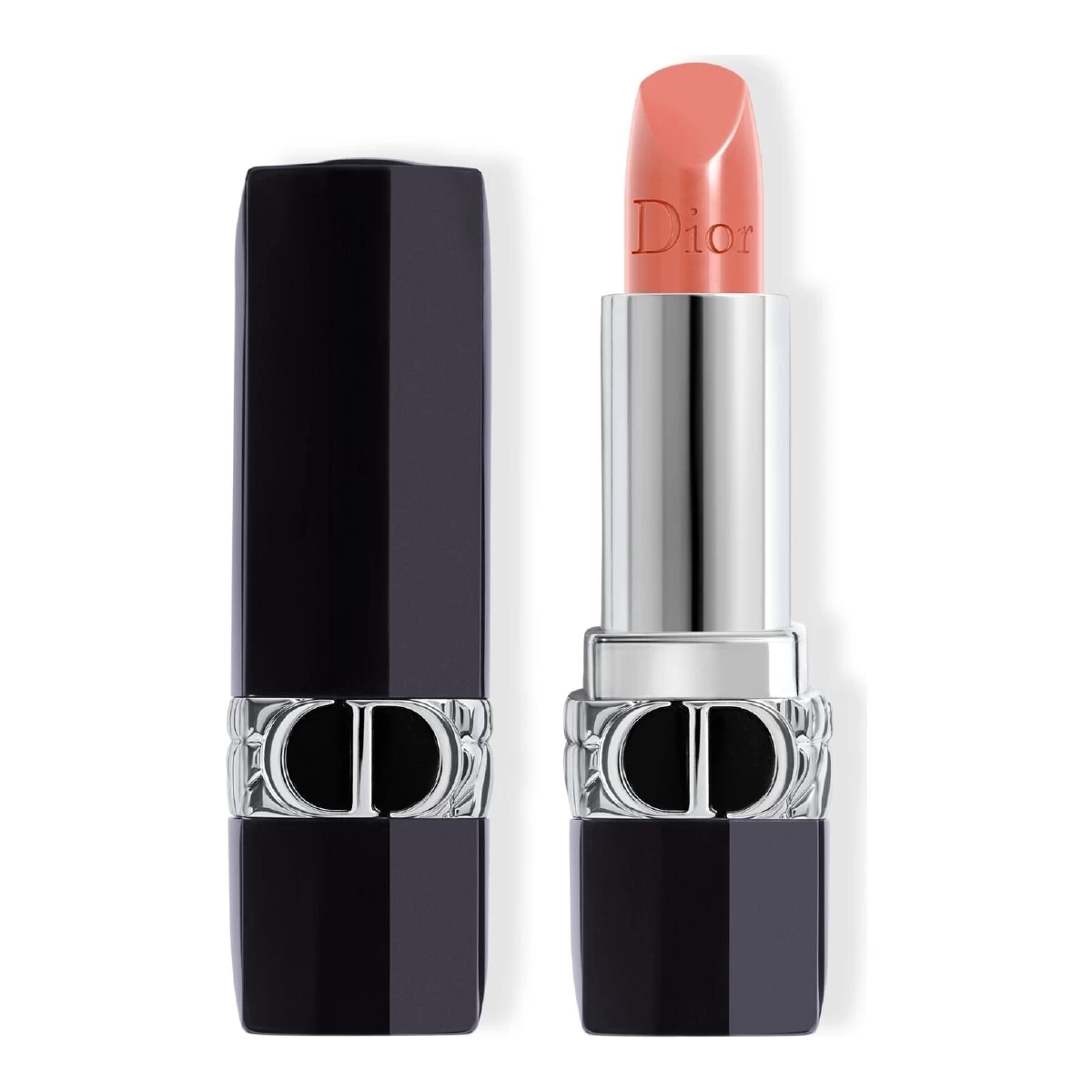 ROUGE DIOR-Baume à Lèvres Coloré - Soin Floral - Couleur Couture Naturelle - Rechargeable-DIOR