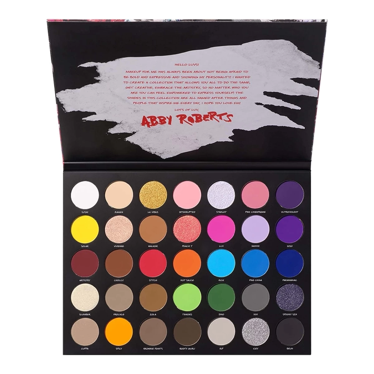 MORPHE X ABBY ROBERTS-Palette D'artiste Ombres à Paupières-MORPHE