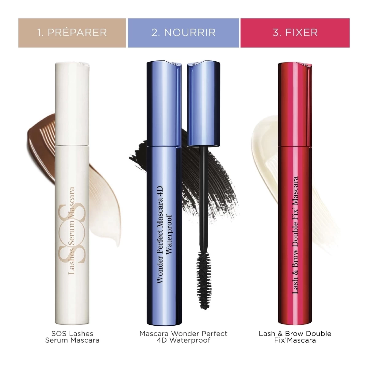 MASCARAS-Wonder Perfect Mascara 4D Waterproof-Clarins – Image 4