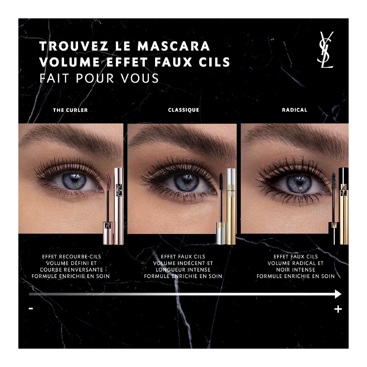 MASCARA VOLUME EFFET FAUX CILS THE CURLER-Mascara Recourbe-cils, Volume Et Longueur.-Yves Saint Laurent – Image 4