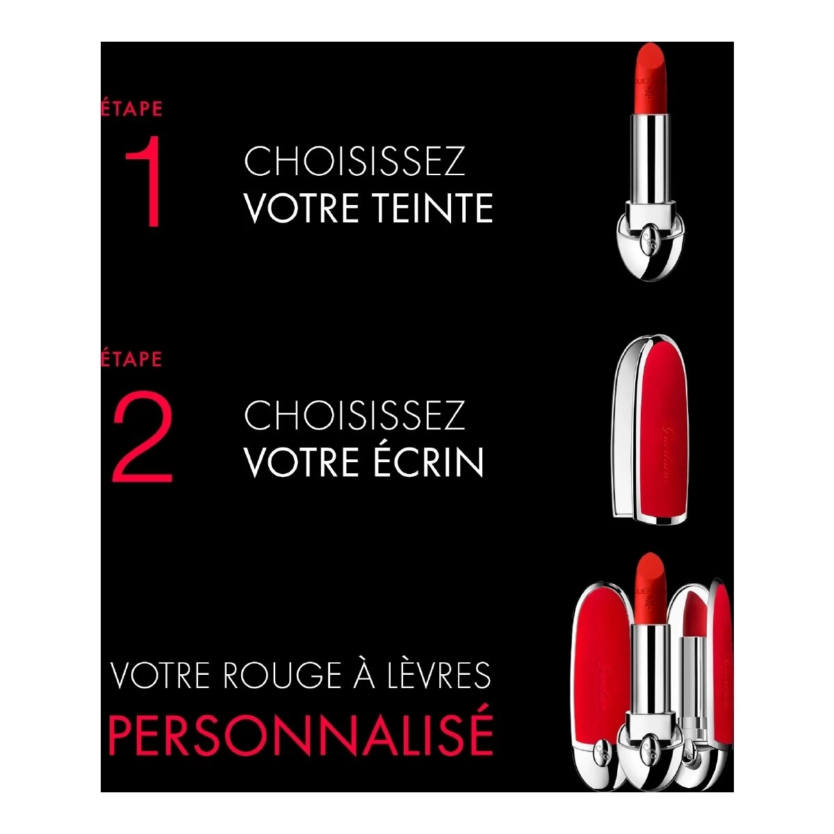 ROUGE G LUXURIOUS VELVET-Rouge à Lèvres Mat Velours Tenue 16H-Guerlain – Image 2