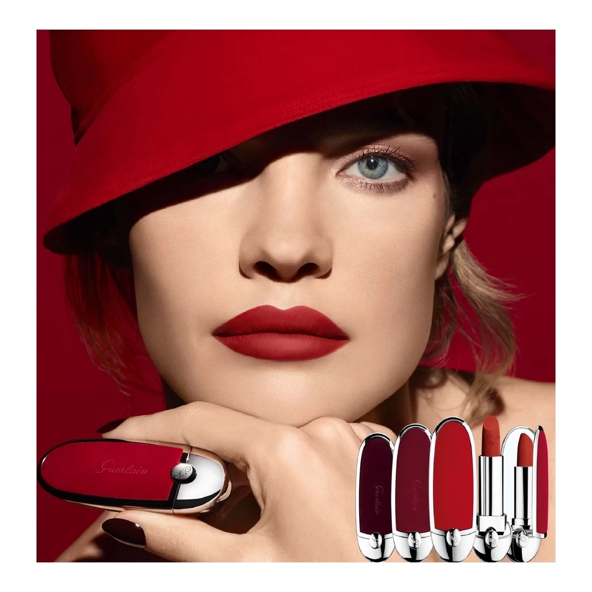 ROUGE G LUXURIOUS VELVET-Rouge à Lèvres Mat Velours Tenue 16H-Guerlain – Image 3