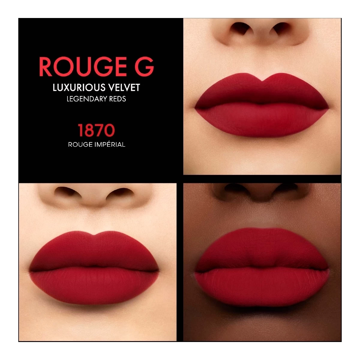 ROUGE G LUXURIOUS VELVET-Rouge à Lèvres Mat Velours Tenue 16H-Guerlain – Image 4